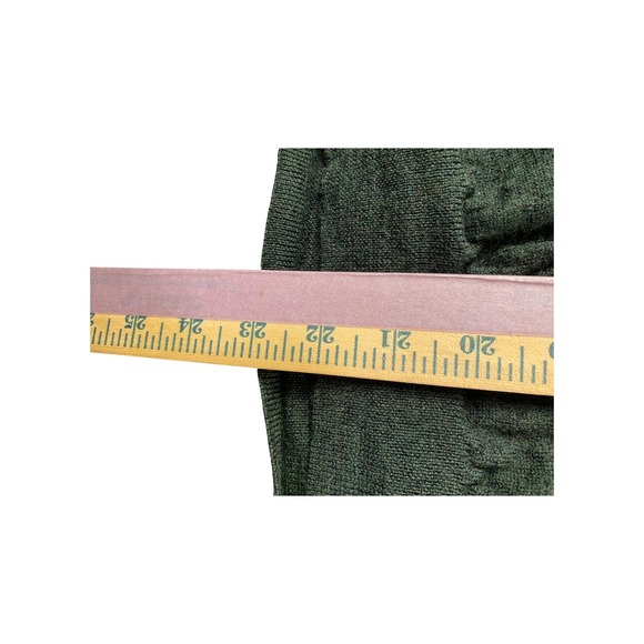 VALDA by Toscano Men's Green Merino Wool Long Sleeve Polo Sweater Size XXL - Picture 5 of 6